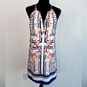 Skies are Blue Floral Mini Dress. Size Small